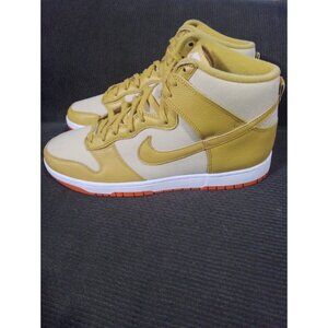 Nike Shoes‎ Men's 13 Dunk Hi Retro PRM Wheat Team Gold Sneakers DV7215-700